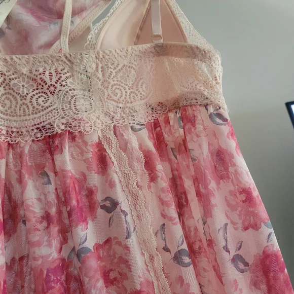 JESSICA SIMPSON BRAND NEW BABYDOLL AND THONG SET SIZE M - Picture 13 of 13